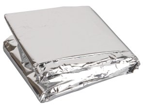 Nödfilt/räddningsfilt silverfolie