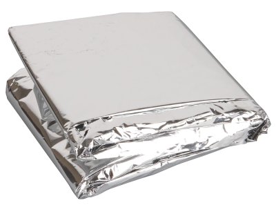 Nödfilt/räddningsfilt silverfolie